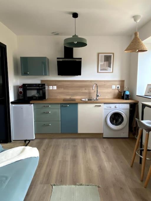 Entre Ville Et Campagne Appartement Cosy Avec Parking Et Terrasse Wood Coutiches Esterno foto